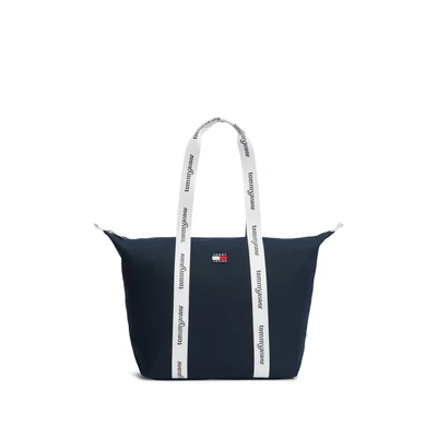 Abbildung von Tommy Jeans Damen Tjw ESS Daily Tote Aw0aw18461 Tragetasche, Blue (Dark Night Navy)