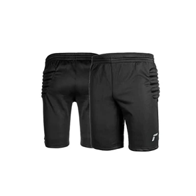 Abbildung von Reusch Jungen Torhüter Goalkeeping Training Short Junior Fu ball Torwarthose kurz gepolstert f r Kinder, Schwarz, 150 EU