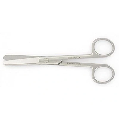 Abbildung von Gima Gerade Chirurgische Schere, Stumpfe Ende, Länge 11.5 cm, aus Edelstahl