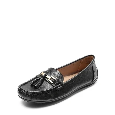Abbildung von DREAM PAIRS Damen Loafer Bequeme Mokassins Slippers SCHWARZ 38 (EUR) SDLS2320W E