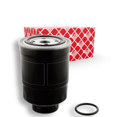 Abbildung von FEBI BILSTEIN 47460 Kraftstofffilter Anschraubfilter mit Dichtring MITSUBISHI: Pajero 2, 1, Sport 1 SUV, SUZUKI: Grand Vitara SUV