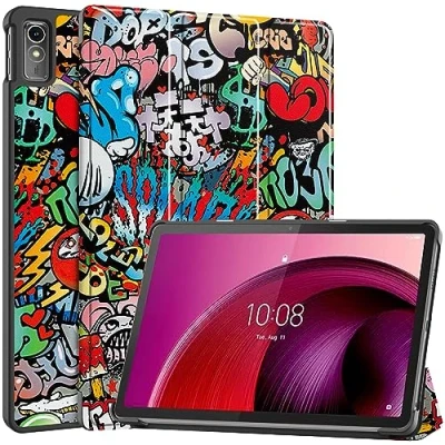 Abbildung von Lobwerk Hülle für Lenovo Tab M10 5G TB 360ZU 2023 10.6 Zoll Smart Cover Etui mit Standfunktion und Auto Sleep/Wake Funktion