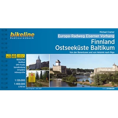 Abbildung von Europa Radweg Eiserner Vorhang 1 Finnland / Ostseeküste Balt Baltikum . von der Barentssee und Helsinki nach Riga ... 3.700 km
