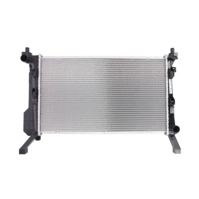 Abbildung von NISSENS 67106 Kühler, Motorkühlung Aluminium 600 348 26 Kühlrippen gelötet