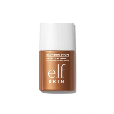 Abbildung von e.l.f. SKIN Bronzing Drops, flüssiger Bronzer Für Gesicht &amp; Haut, erzeugt einen sonnengeküssten Glanz, mit Vitamin E, vegan tierversuchsfrei, Pure Gold