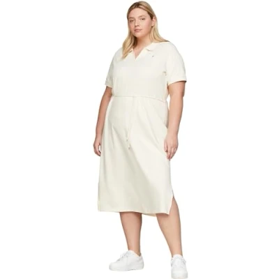 Abbildung von Tommy Hilfiger Curve POLO Waist Freizeitkleid, Damen, Größe: 54, Calico