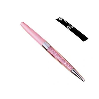 Abbildung von Crystal Kugelschreiber aus 140 glitzernden Kristall Elementen (ROSA + 1 Stift Nachfüllungen)