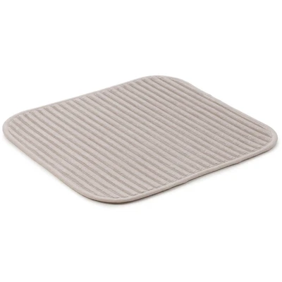 Abbildung von Gözze Rutschfester Weicher Toilettenteppich in U Form, 100% Polyester, 50 x 45 cm Taupe