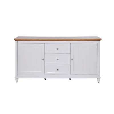 Abbildung von Jahnke Sideboard, Engineered Wood, Montana Eiche Nb./Weiss, One Size