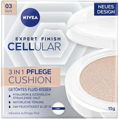 Abbildung von NIVEA 3in1 Anti Age Pflege Kissen Für natürliche Tönung und Feuchtigkeit, Helle Hauttypen, 15 ml