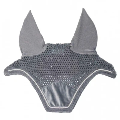 Abbildung von Kentucky Ohrnetz Wellington Basic Velvet Grau Warmblut
