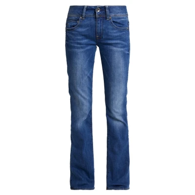 Abbildung von G Star Midge MID Waist Jeans Bootcut, Damen, Größe: 23x30, Faded blue