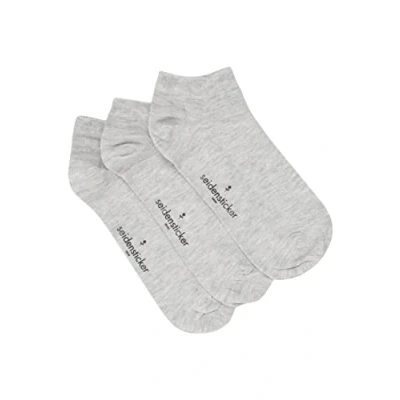 Abbildung von Seidensticker Herren Sneaker Socken, Hellgrau, 39 EU