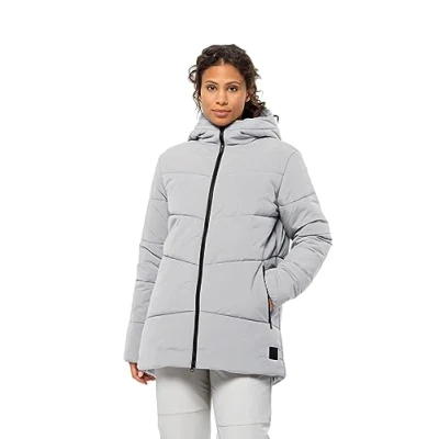 Abbildung von Jack Wolfskin Damen KAROLINGER Long JKT W Jacket, Moonwalk, M