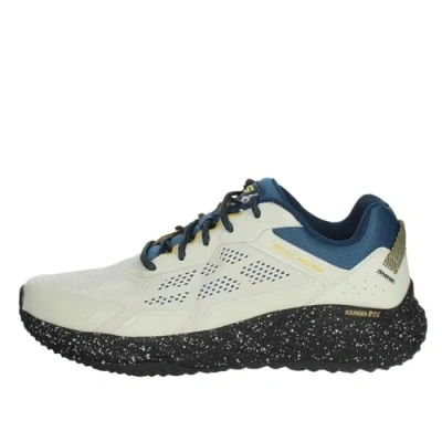 Abbildung von Skechers Herren Bounder RSE Sneaker, Natürliches Duraleather Mesh Multi Trim, 47.5 EU