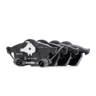 Abbildung von BREMBO P 85 026 Bremsbelagsatz inkl. Verschleißwarnkontakt mit Kolbenclip ohne Zubehör AUDI: A6 C4 Avant, 100 Saloon, Saloon