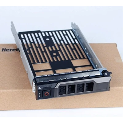 Abbildung von Heretom 3,5 Zoll KG1CH Festplattenrahmen SAS SATA Laufwerk Caddy Festplatten Tray für Dell PowerEdge Server T440 T640 R330 R430 T430 R530 R630 T630 R730 R730xd R830 R930 und mehr Hot Swap Bracket