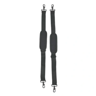 Abbildung von Soundman Rucksackgarnitur 2er Set Koffergurte Robuste Schultergurte für Instrumentenkoffer (Geige, Trompete, Saxophon, Gitarre etc.) mit stabilem Karabiner Tragegurte