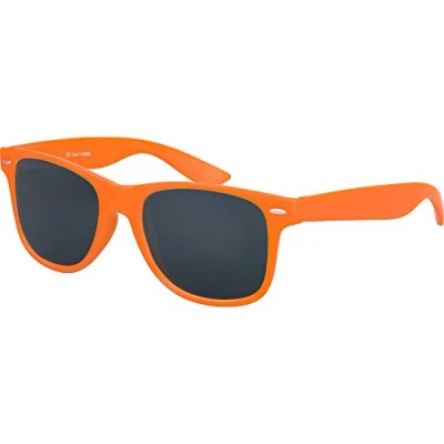 Abbildung von Balinco Sonnenbrille UV400 CAT 3 CE Rubber mit Federscharnier für Damen &amp; Herren (orange smoke)
