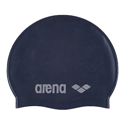 Abbildung von ARENA Unisex Erwachsene Classic Youth Silicone Swim Cap For Boys And Girls Schwimmkappe, Denim Silver (71), Einheitsgröße EU