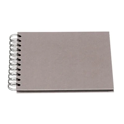 Abbildung von Rössler Papier 1329452490 S.O.H.O. Wire O Fotoalbum 195 x 145 mm, 40 schwarze Seiten, Taupe, 1 Stück