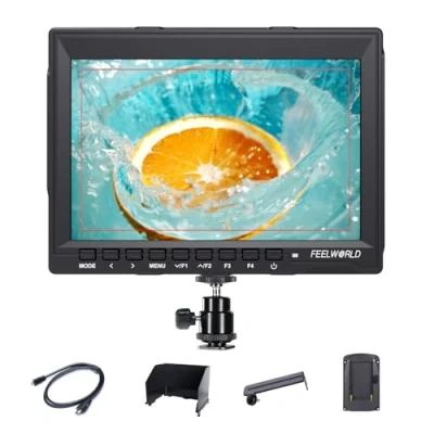 Abbildung von Feelworld FW759 7 Zoll Kamera DSLR Field Monitor Camera Full HD Focus Video Assist 1280x800 IPS mit 4K HDMI Input Output【Unterstützt die deutsche Spracheinstellung &amp; EIN Jahr Garantie 】
