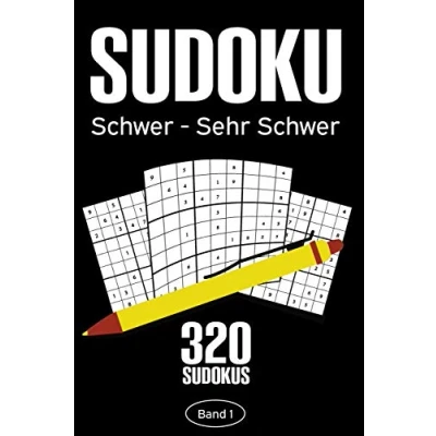 Abbildung von Sudoku Schwer Sehr Schwer: Buch mit 320 Schweren bis Rätseln für Erwachsene