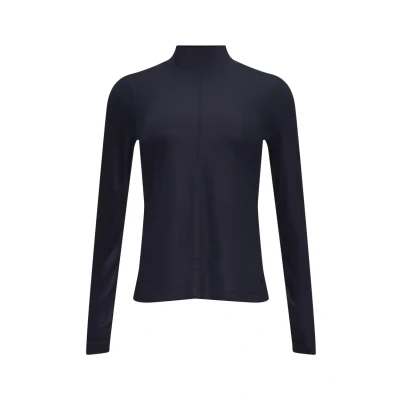 Abbildung von comma IM SLIM FIT Langarmshirt, Damen, Größe: 32, Navy