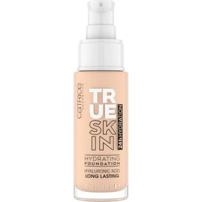 Abbildung von Catrice True Skin Hydrating Foundation, Nr. 002, Nude, feuchtigkeitsspendend, langanhaltend, natürlich, vegan, ohne Alkohol, Parabene, Mikroplastikpartikel, 1er Pack (30ml)