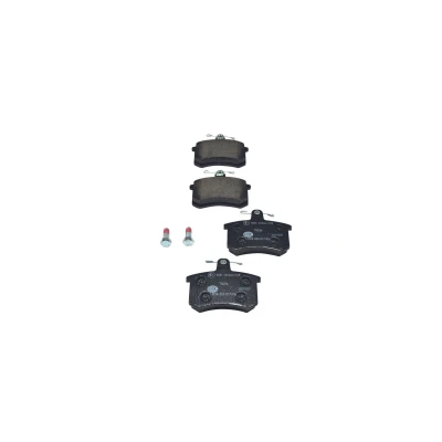 Abbildung von HELLA 8DB 355 017 951 Bremsbelagsatz nicht für Verschleißwarnanzeiger vorbereitet mit Bremssattelschrauben AUDI: A4 B5 Saloon, Avant