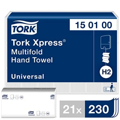 Abbildung von Tork Xpress Multifold Handtücher Universal 25,5cm 1 lagig weiß Z 21 x 230