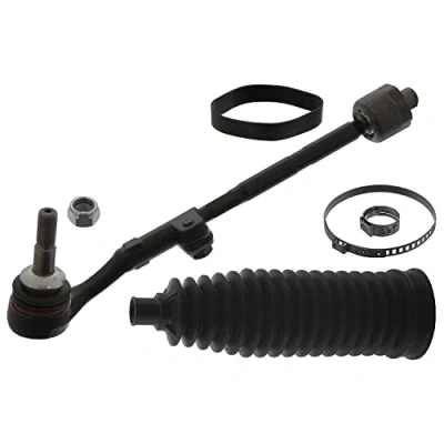 Abbildung von FEBI BILSTEIN 43507 Spurstange Vorderachse links mit Schellen, Dichtring, Lenkmanschetten BMW: 1 Hatchback, 3 Touring, Coupe
