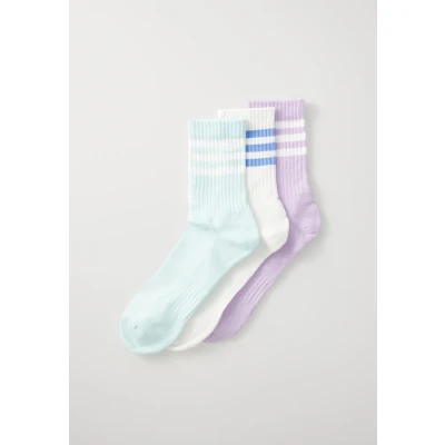 Abbildung von adidas Performance Unisex 3 PACK Sportsocken, Größe: 49 51, Powder plum/white/halo mint
