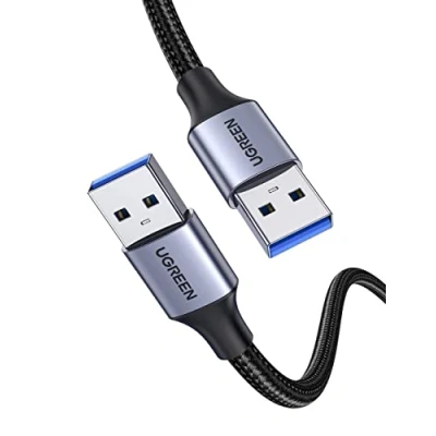 Abbildung von UGREEN USB 3.0 Kabel 5 Gbps Super Speed,Nylon auf kompatibel mit Drucker, Laptop, Festplatten, Kamera usw. (2M)