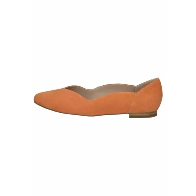 Abbildung von CAPRICE Damen Ballerinas aus Leder Elegant, Orange (Orange Suede), 38 EU