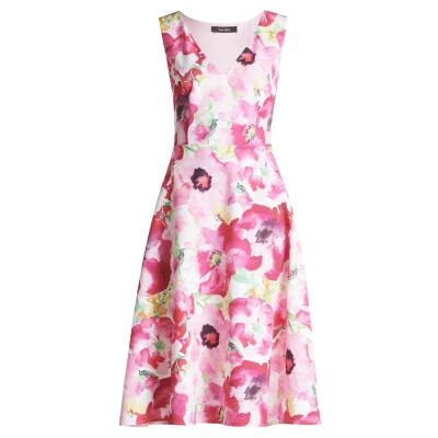 Abbildung von Vera Mont Blumenprint Freizeitkleid, Damen, Größe: 36, Cream rosé