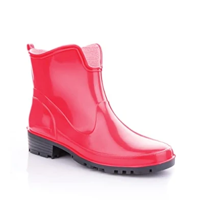 Abbildung von LEMIGO Gummistiefeletten kurze Gummistiefel Elke (37, Rot)