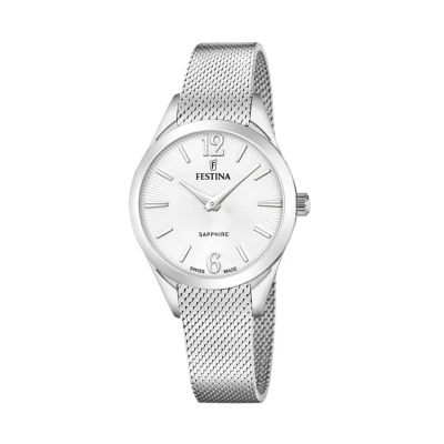 Abbildung von Festina Uhr silvercoloured, Damen, Größe: One Size, Silver coloured