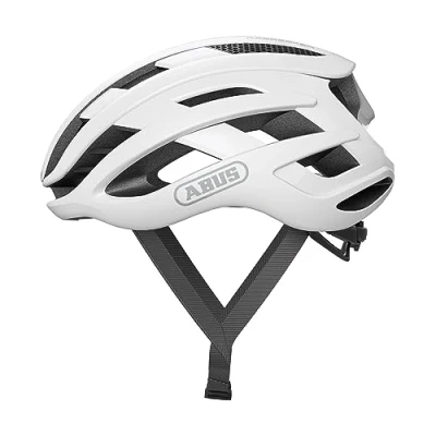 Abbildung von ABUS Rennradhelm AirBreaker High End Fahrradhelm für den professionellen Radsport Jugendliche und Erwachsene Helm Damen Herren Weiß, Größe S