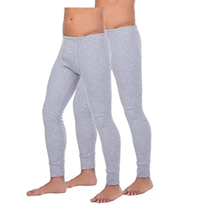 Abbildung von BestSale247 2er Pack Herren Thermo Unterhose Lang Baumwolle (7 = XL, Grau)