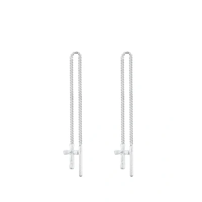 Abbildung von Elli Crosses Statement Ohrringe, Damen, Größe: One Size, Silber