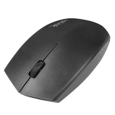 Abbildung von LogiLink ID0191 Ergonomische Dual Modus Maus (Funk 2.4 GHz/BT v4.2) mit 1200 DPI für Computer, Tablet, Laptop, Smart TV, in Schwarz