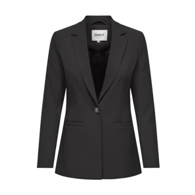 Abbildung von ONLY Damen Blazer Onlelly Life L/S Fitted Cc TLR, Schwarz,38