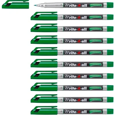 Abbildung von Permanent Marker STABILO Write 4 all fein 10er Pack grün