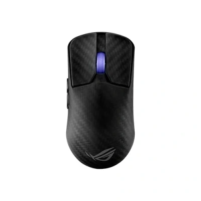 Abbildung von ASUS ROG Harpe Ace Extreme kabellose ESport Gaming Maus (47 Gramm, optischer Sensor AimPoint Pro, 42.000 dpi, optische Micro Switches, Glasmausfüße, Polling Rate Booster 8.000 Hz, schwarz)