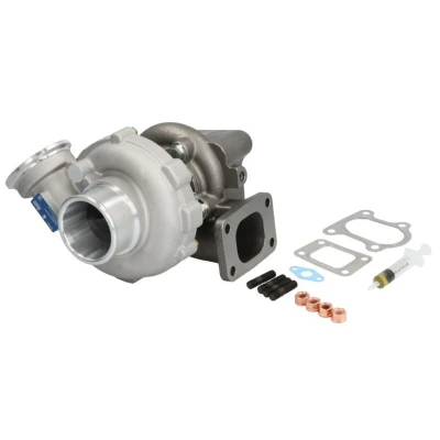 Abbildung von NISSENS 93764 Turbolader Abgasturbolader ölgekühlt pneumatisch ohne elektrisches Schubumluftventil, mit Dichtungen Abgaskrümmer