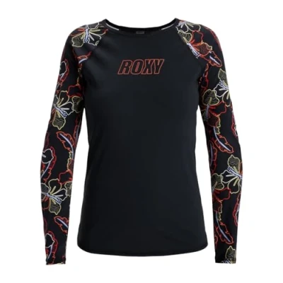 Abbildung von Roxy Surflongsleeve MIT Bikinitop, Damen, Größe: Medium, Black