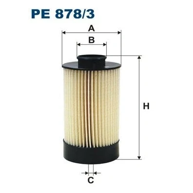 Abbildung von FILTRON PE 878/3 Kraftstofffilter Filtereinsatz IVECO: Daily 4 Kasten/Kombi, 4, 6