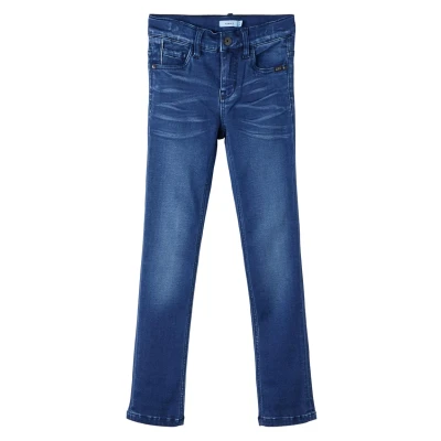 Abbildung von NAME IT Jungen Nkmtheo Xslim Jeans 1507 cl Noos Hose, Dark Blue Denim, 140 EU