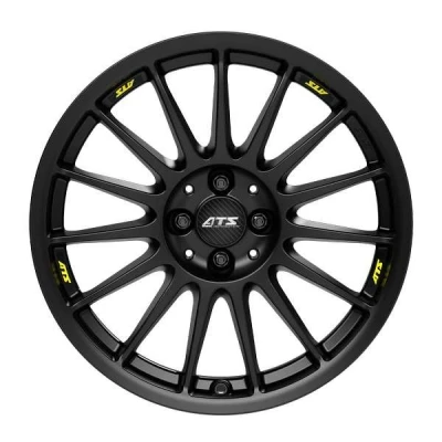 Abbildung von ATS 4 loch 17Zoll 108mm Alufelge Streetrallye MattSchwarz / Poliert SY70745A34 5 Felge